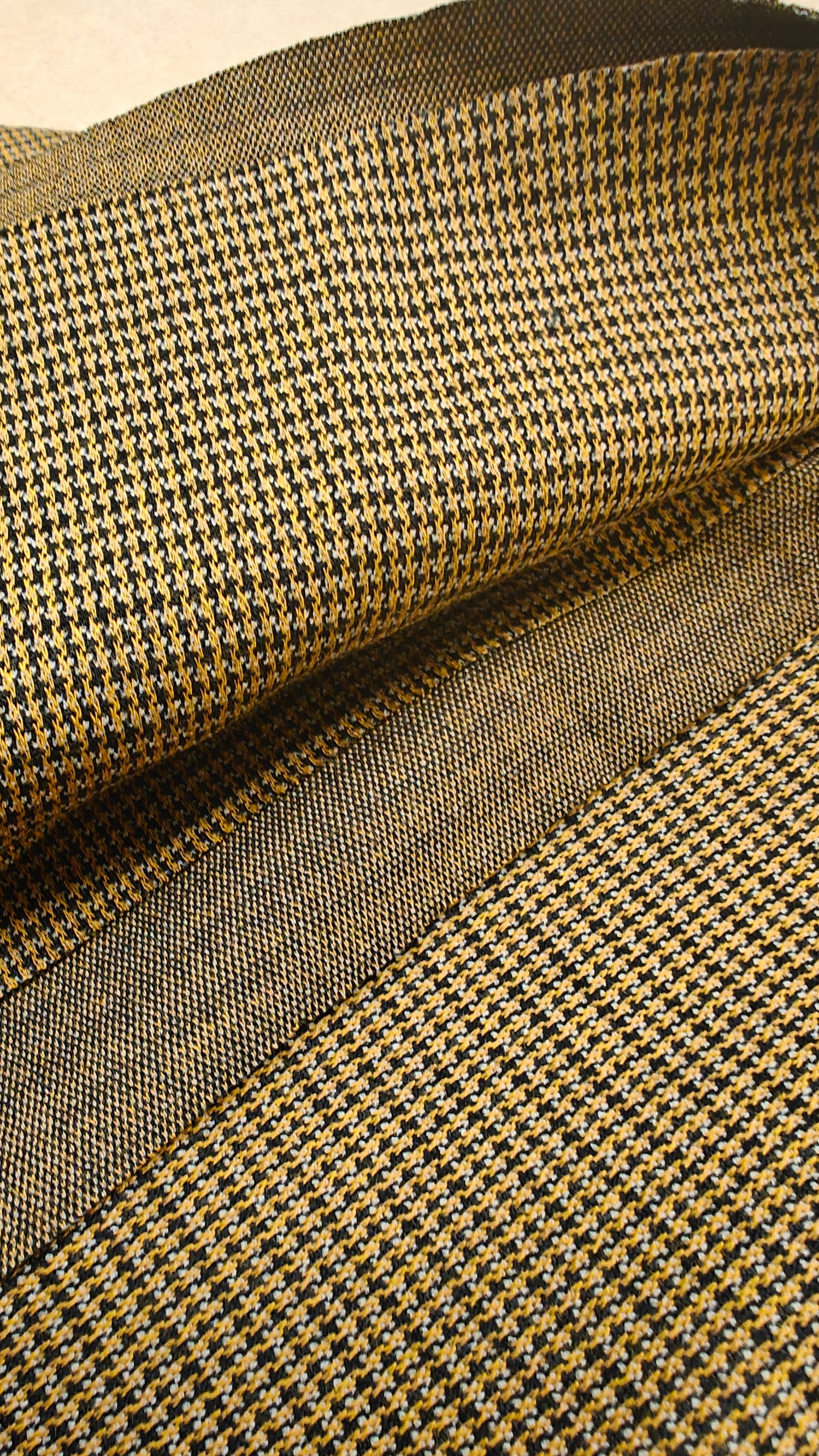 Vue rapprochée jersey marron