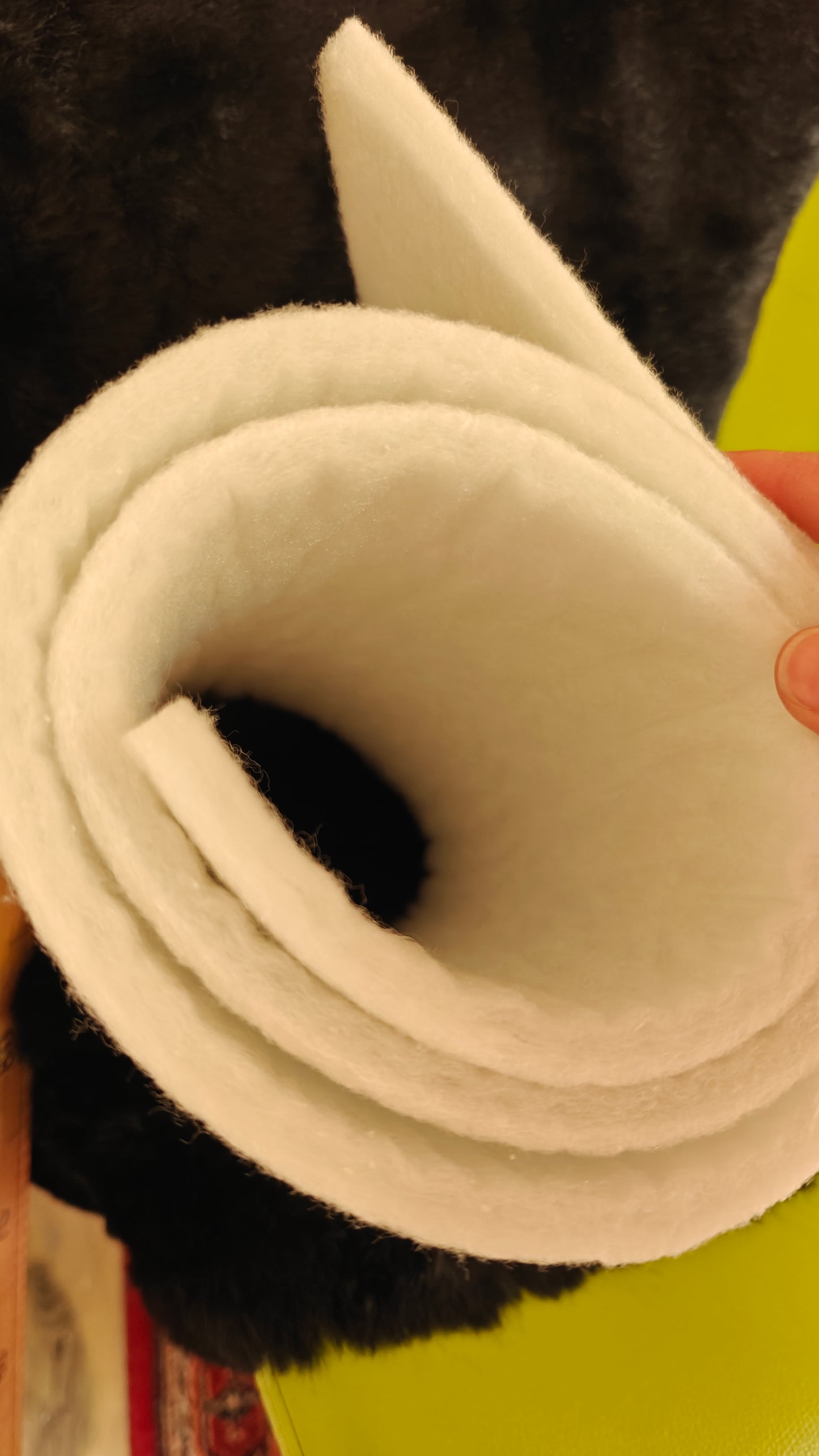 MOLLETON OUATE RENFORT SAC DENSE 1 cm-Tissu-Autour du Tissu