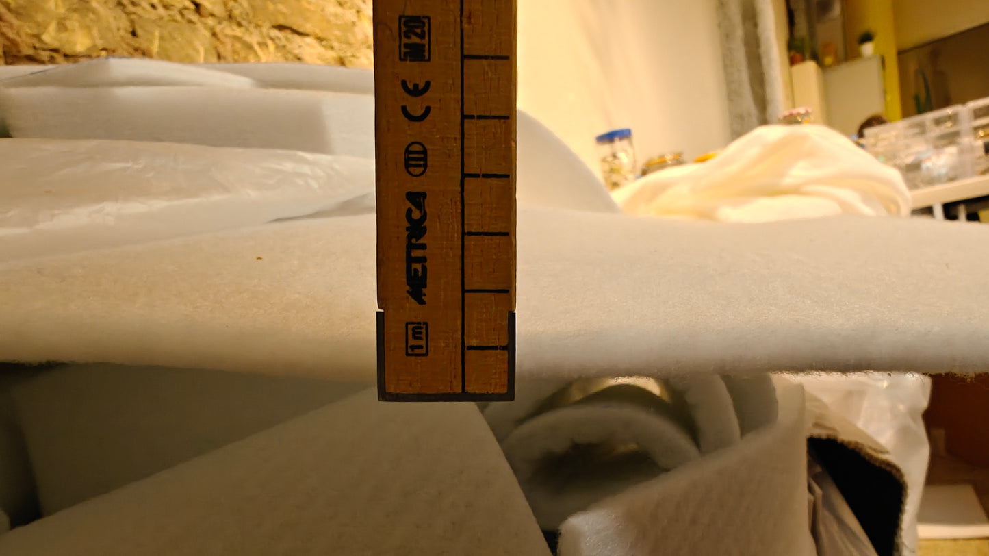 MOLLETON OUATE RENFORT SAC DENSE 1 cm-Tissu-Autour du Tissu