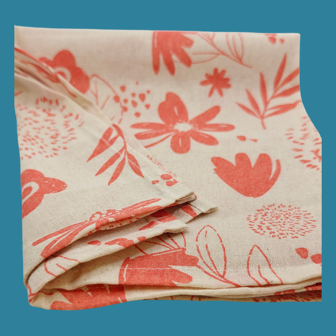 Zoom texture coton - Furoshiki Coton Bio 41x41cm