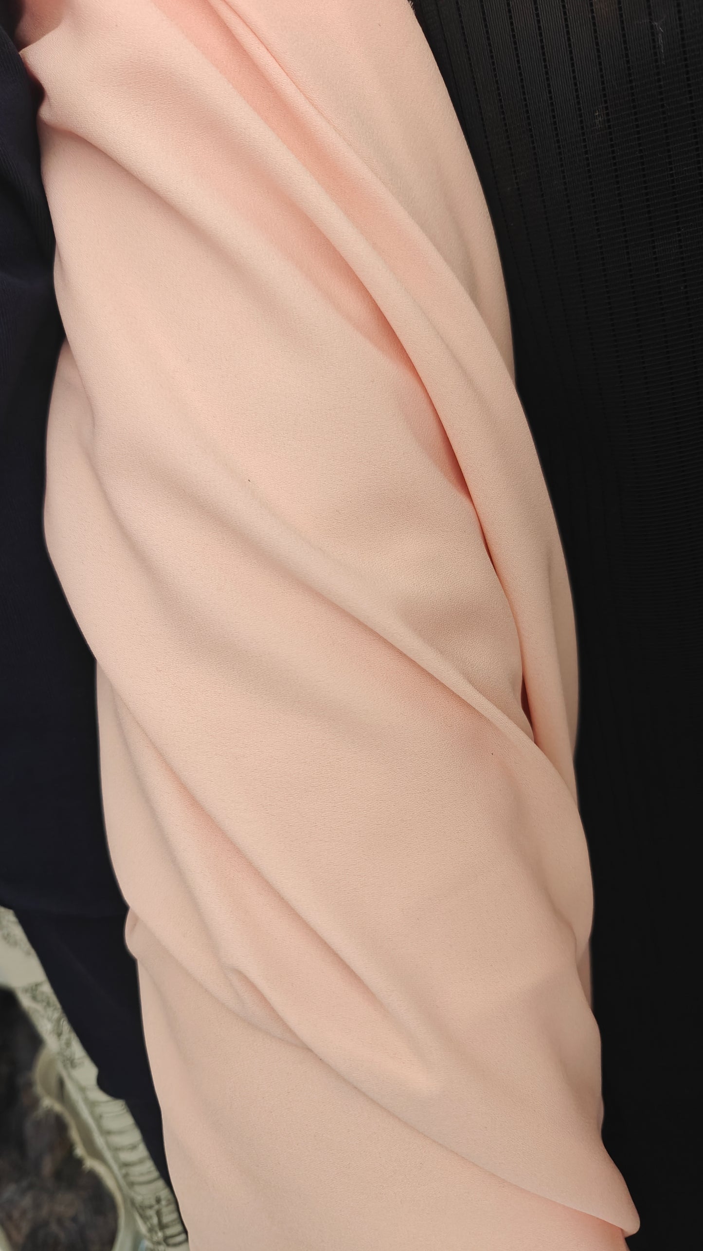 Crêpe georgette 100x150 cm rose pale