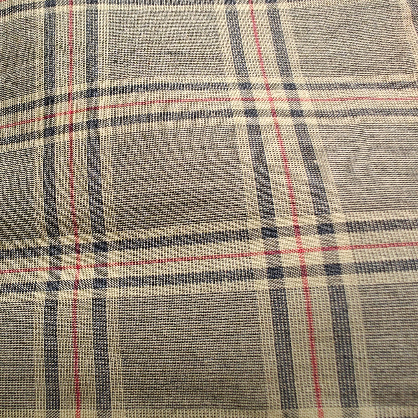 Vintage Carreaux Gris 210x155cm-Tissu-Autour du Tissu