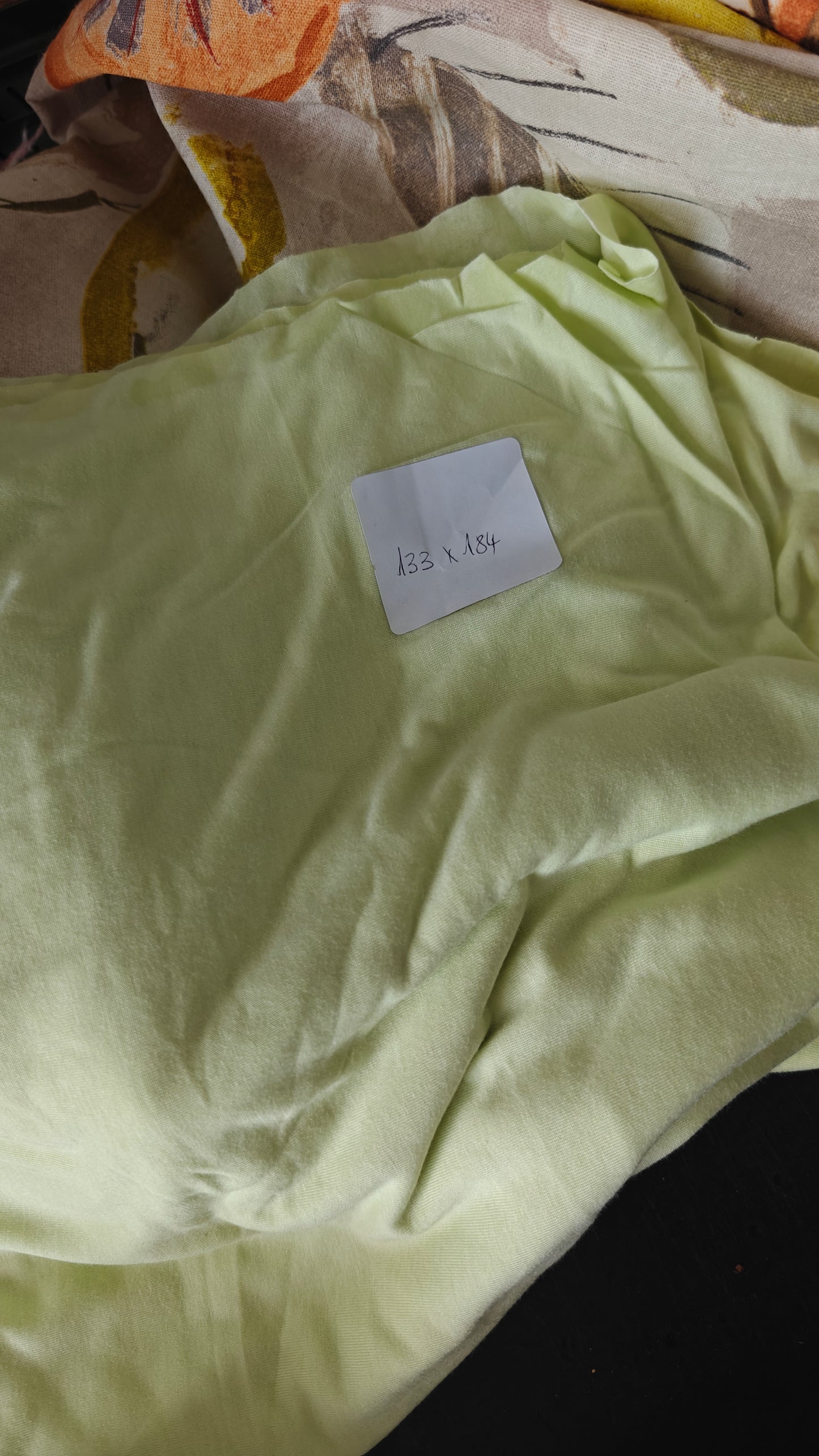 Jersey vert pomme 184x133cm