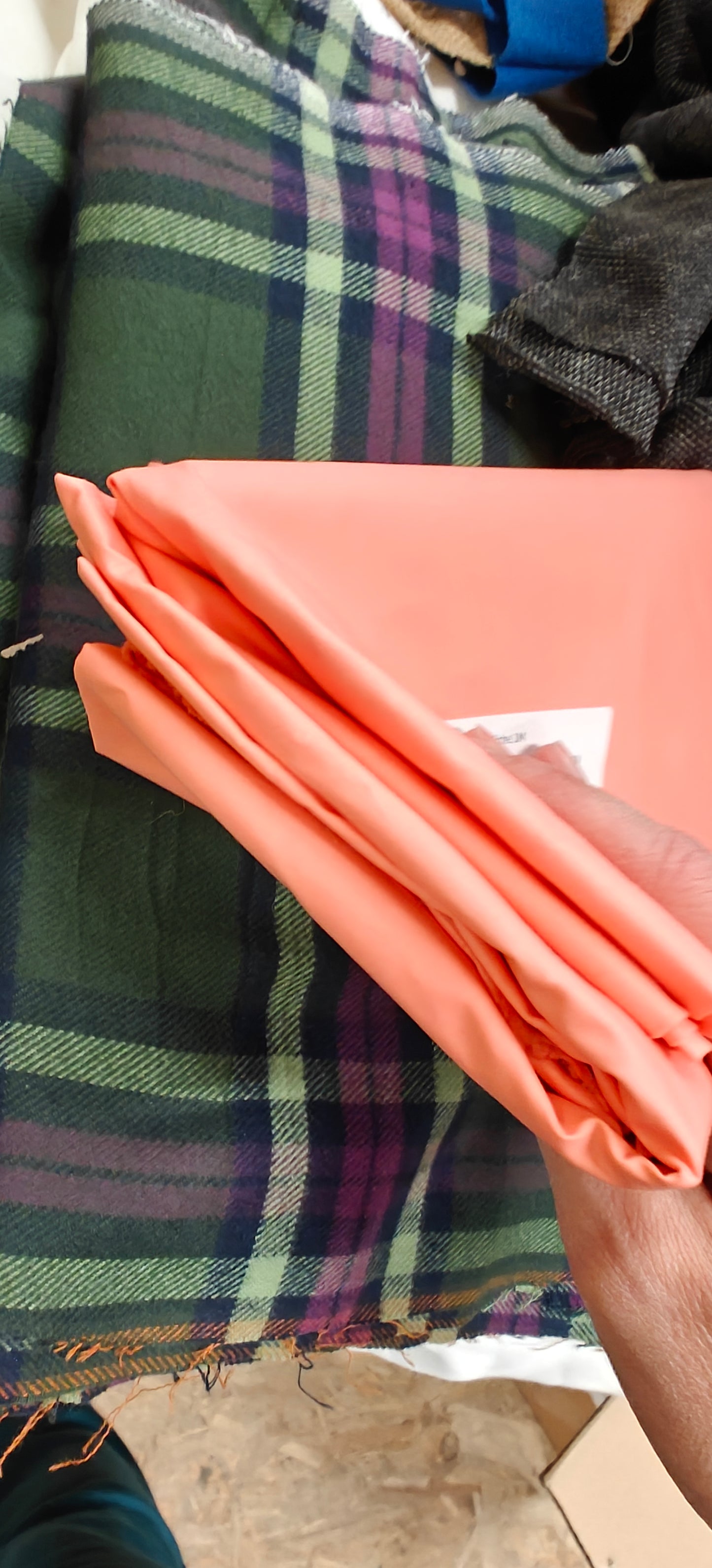 Doublure Saumon Pêche polyester 300x140cm