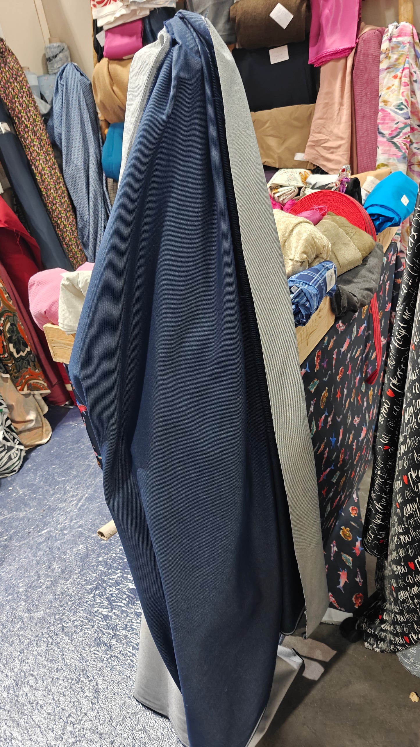 Tissu Jean sans Elasthane au mètre