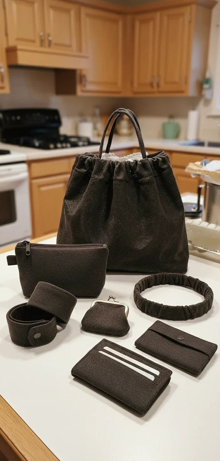 Toile Coton et lin chocolat 300x155 cm - Autour du Tissu