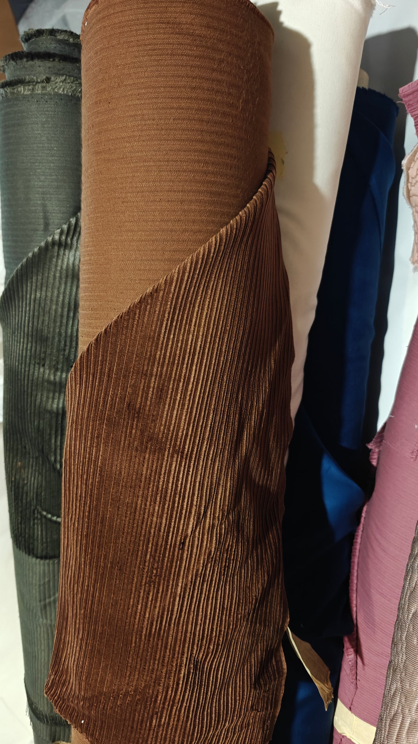 🌲Velours Grosses Côtes au mètre -