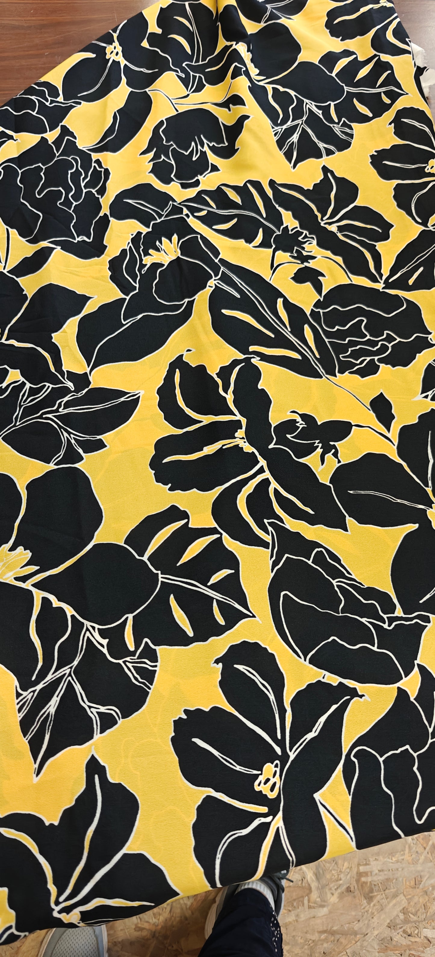 Viscose Crêpe Fleurie 160x140cm