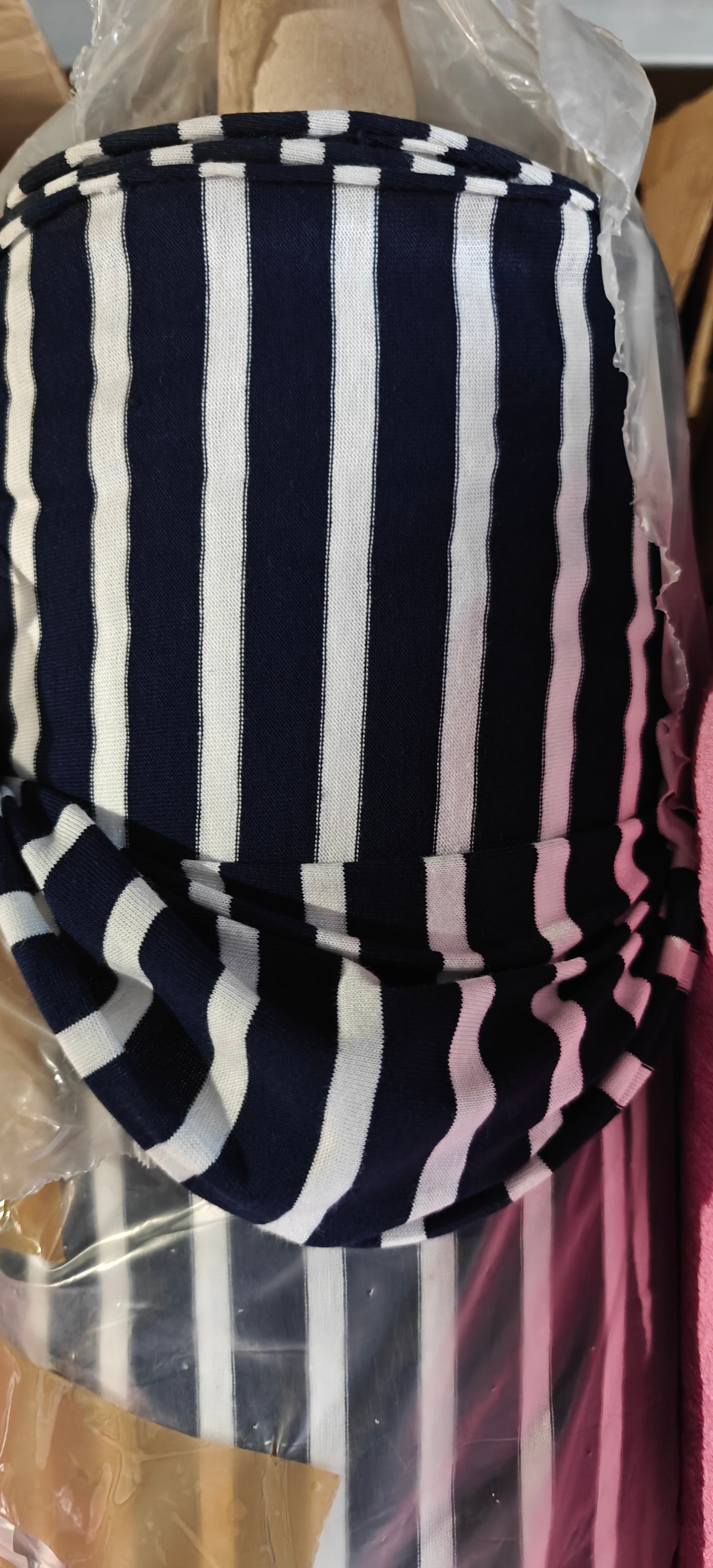 Zoom texture jersey - Jersey Marinière Coton au mètre