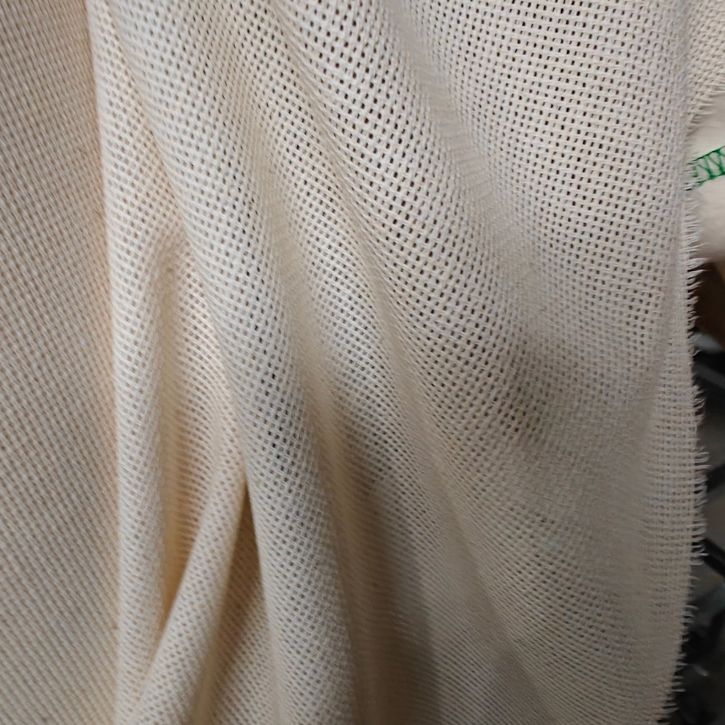 Toile à Broder Écru 100% Coton - Fabricant Vosges 160cm