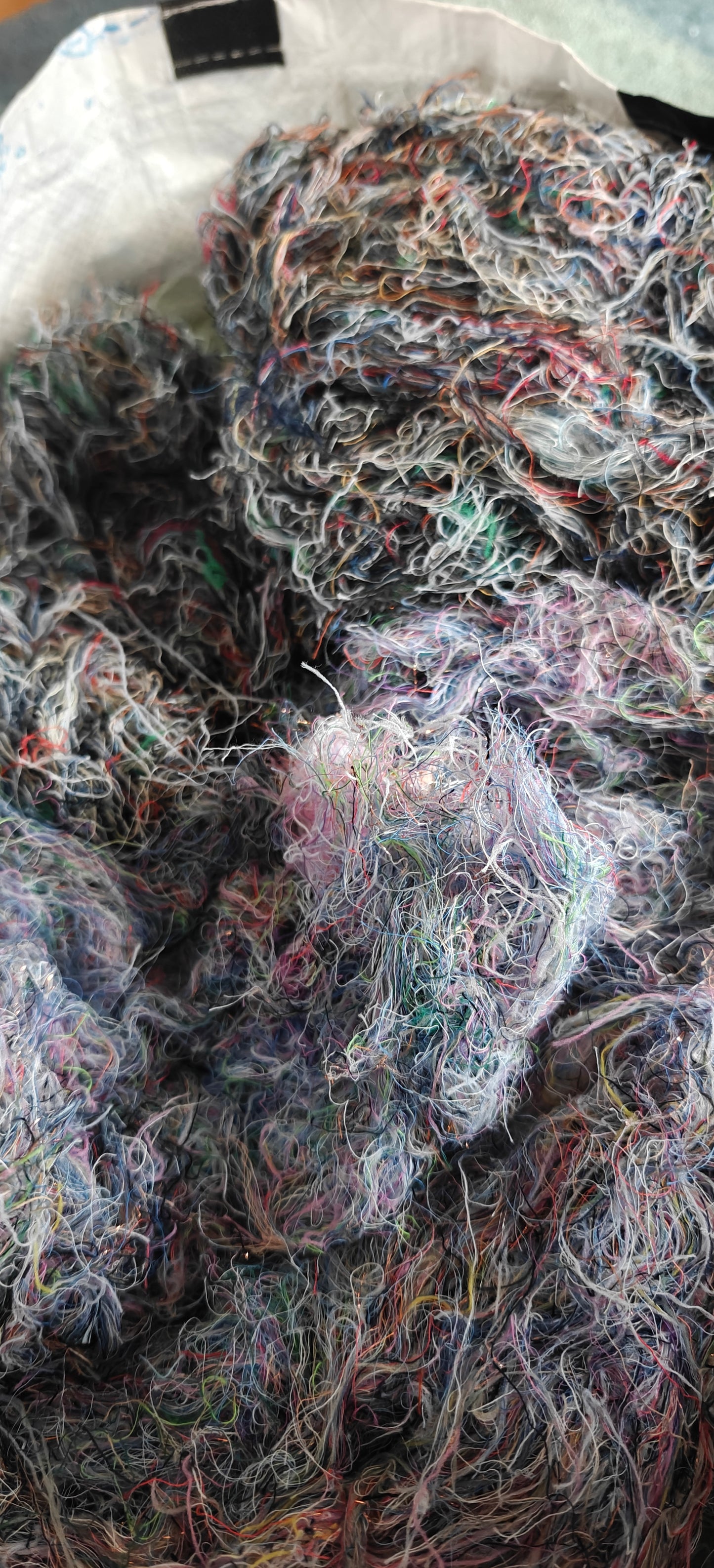 Rembourrage Bourre de Fil des Vosges Sachet 500g / 1kg-Tissu-Autour du Tissu