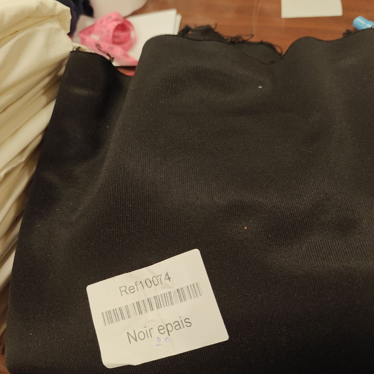 Maille Noir Épais 200x140 cm coupon unique