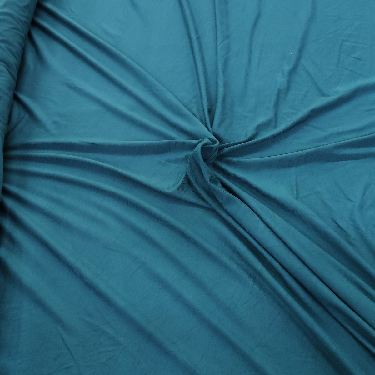 Jersey Bleu Pétrole doux stretch 150x160cm