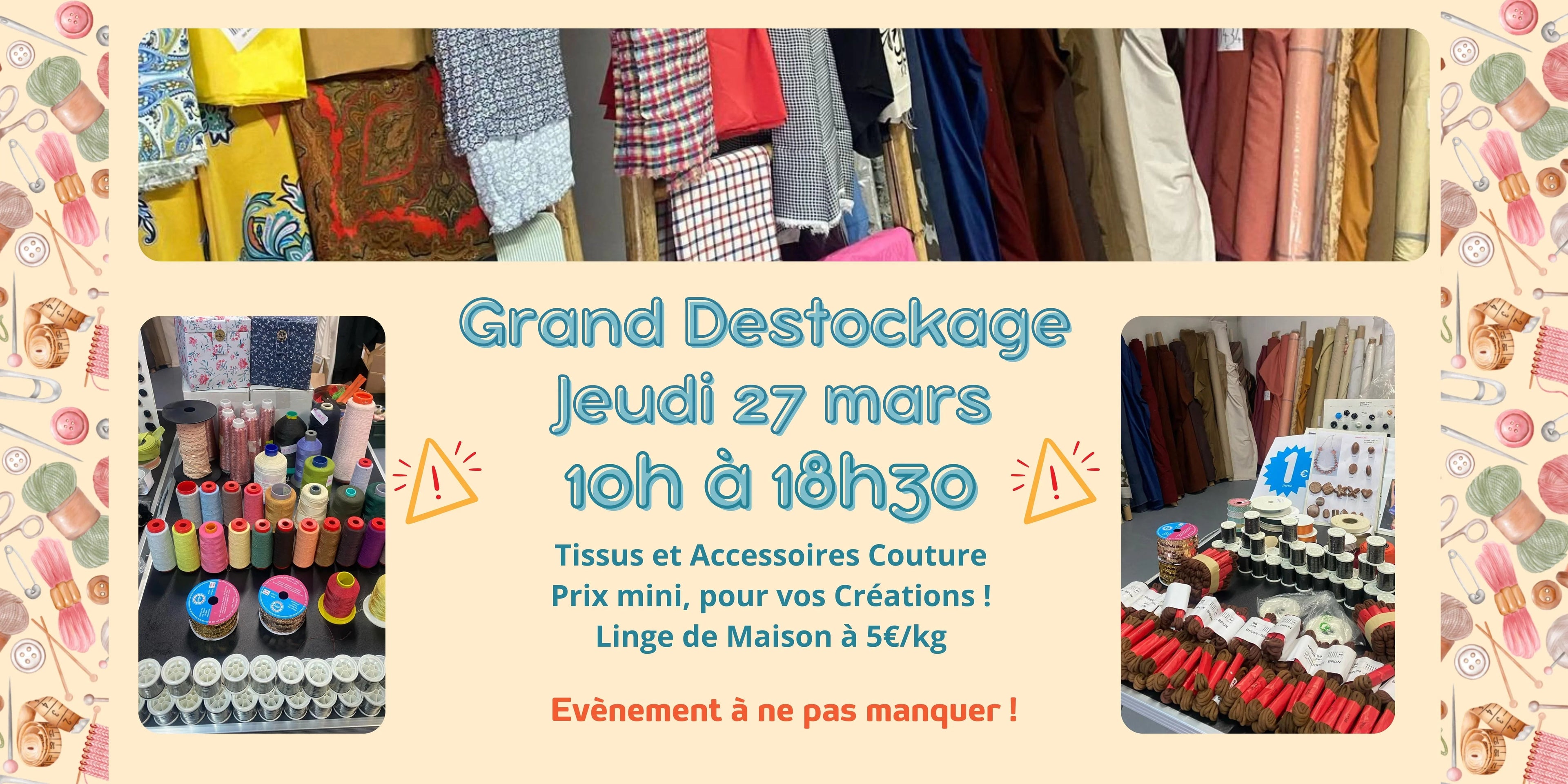 Pop-up Store Éphémère Autour du Tissu : Découvrez nos Trésors Textiles de Seconde Main à Strasbourg !