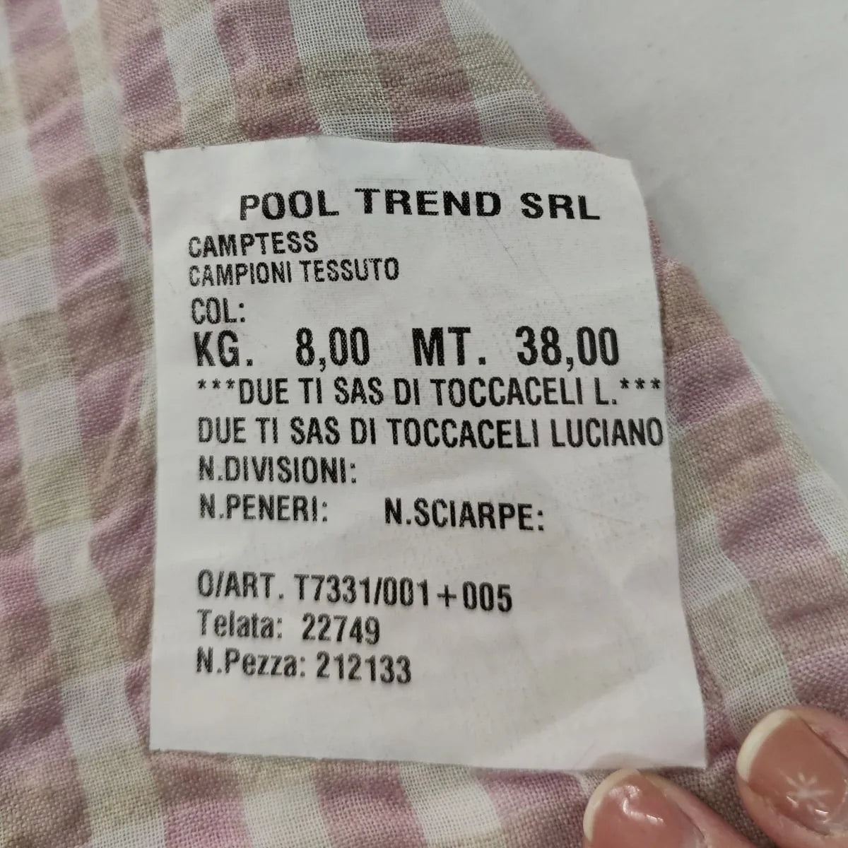 Détail matière tissu — Gaufré léger Robe 300x135cm