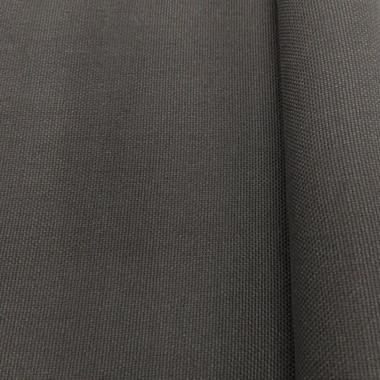 Tissu Coton Noir Grosse Maille Tissé - Coupon unique 100x137cm