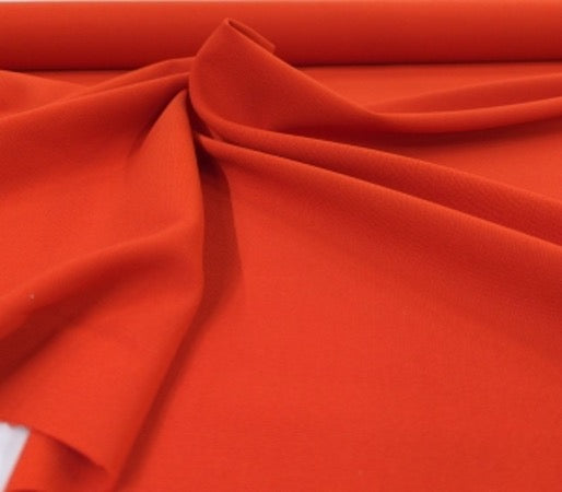 Jersey Orange Lumineux Epais Rigide 150x143cm