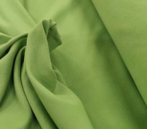 Jersey polo citron vert chaud stretch 200x165cm