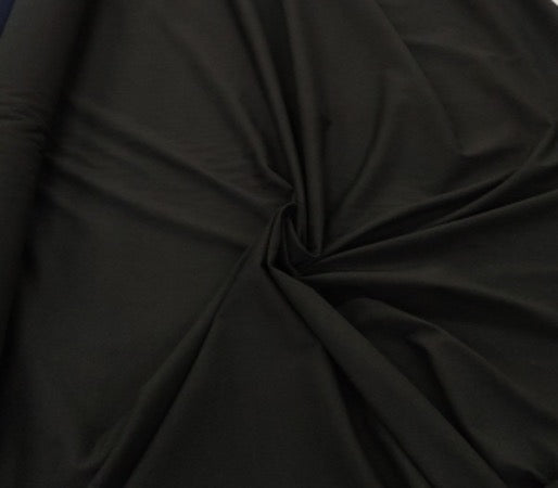 Jersey opaque lisse noir 100x164cm