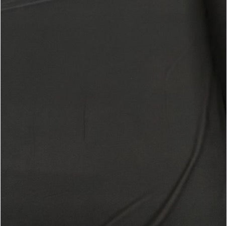 Voile Polyester Noir- Coupon de 3m