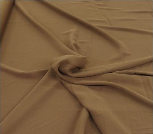 Tissu Viscose marron