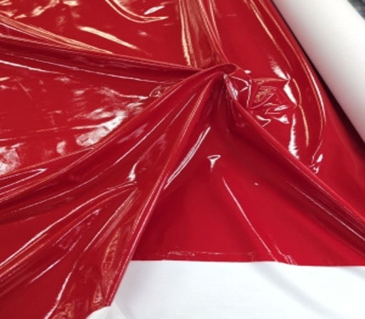 Simili Rouge souple 100x140cm sur Lycra-Tissu-Autour du Tissu