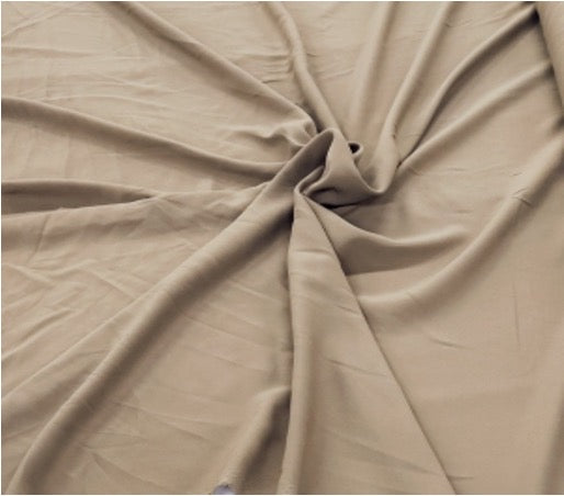 Crêpe Camel 300x140 cm — Tissu au mètre | Autour du Tissu Strasbourg Alsace