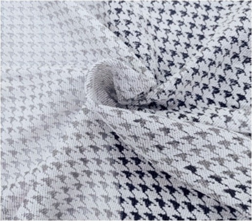 Détail texture — Dentelle Vintage pied de poule 200x100cm | Autour du Tissu Strasbourg