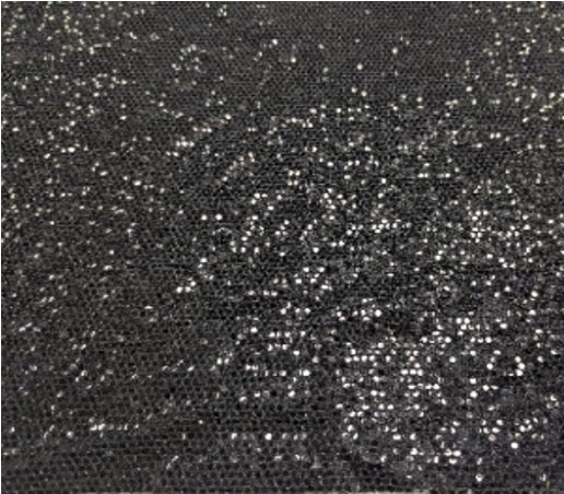 Jupe prête à coudre Sequin Brillant noir 200x110cm