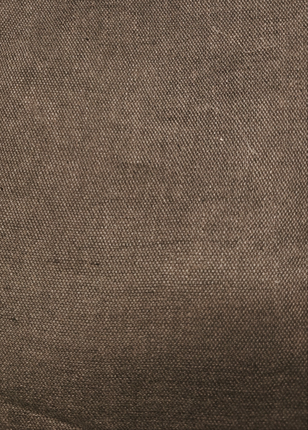 Toile Coton et lin chocolat 300x155 cm