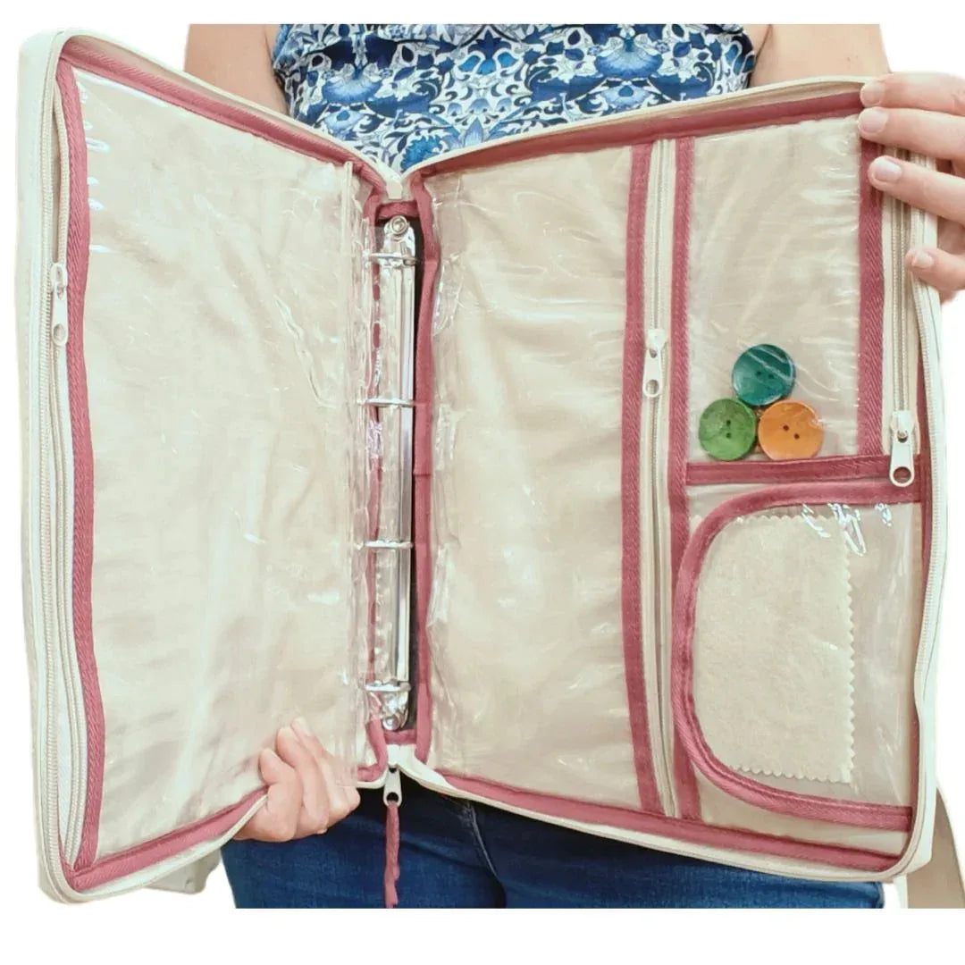 Sac Couture Broderie DMC Organizer - Autour du Tissu