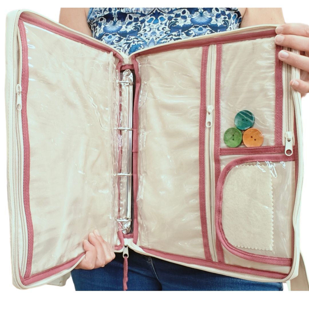 Sac Couture Broderie DMC Organizer