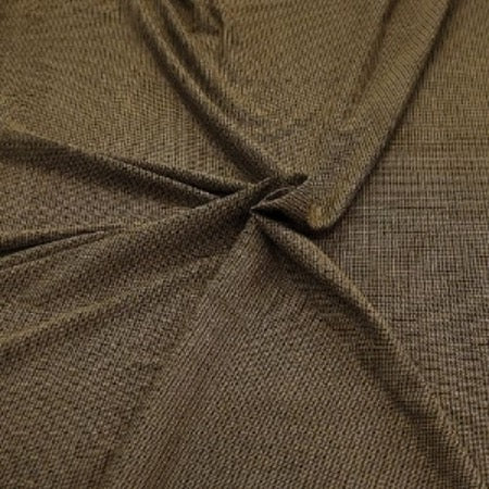 Jersey Vintage Pied-de-Poule Marron 200x134cm — Tissu au mètre | Autour du Tissu Strasbourg Alsace