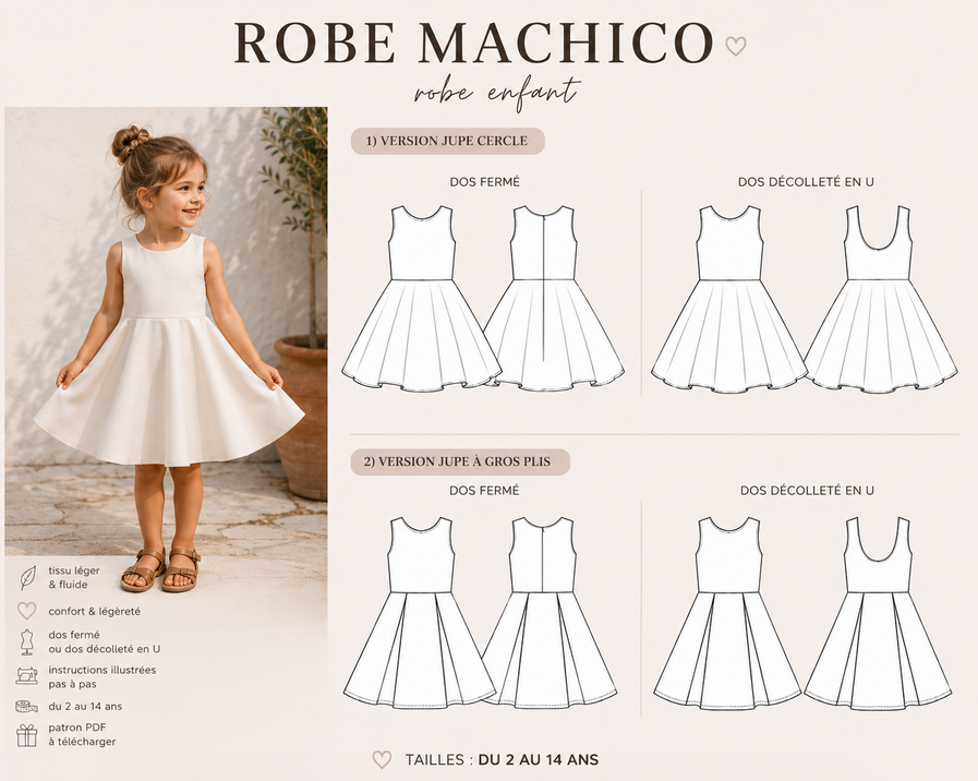 Box Couture Robe Enfant — Hawaii ou Machico × Lamericana