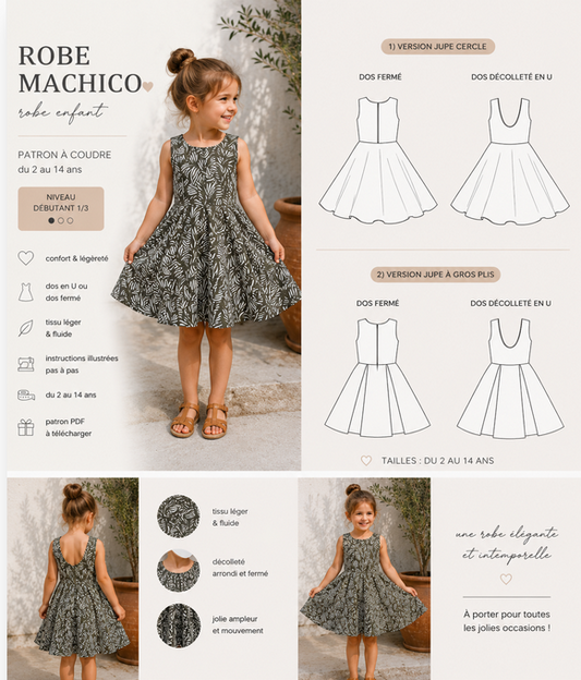 Box Couture Robe Enfant — Hawaii ou Machico × Lamericana