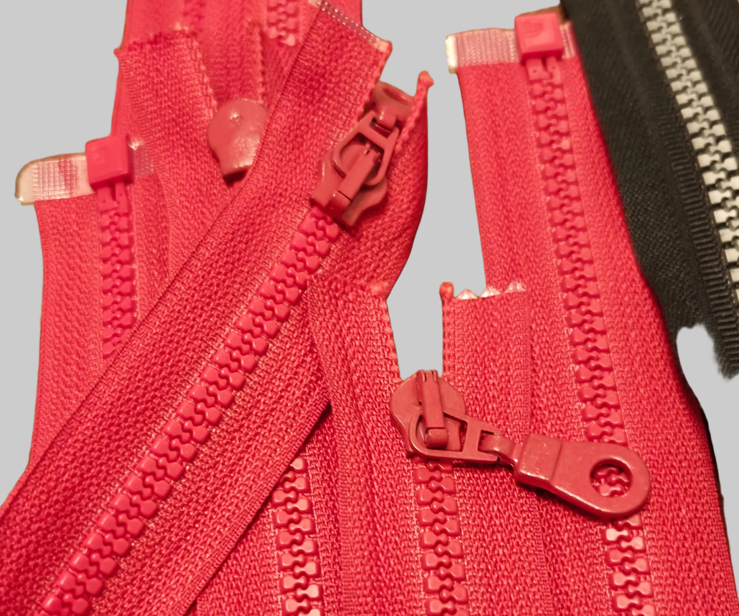 FERMETURE ÉCLAIR SÉPARABLE 35 À 120 CM - PLASTIQUE - PLUSIEURS COULEURS | VESTE, BLOUSON, PARKA