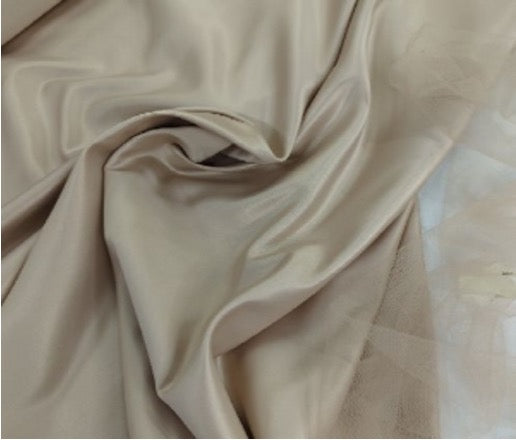Tissu Satin Beige Brillant 255x150cm reserve bertille-Tissu-Autour du Tissu