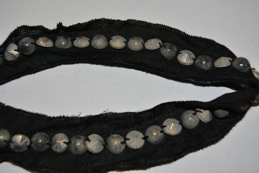 encolure devant 3 cm noir col à coudre - tissu au mètre - strasbourg alsace - autour du tissu