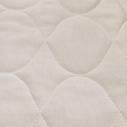 lot de 20 coupons matelassé blanc oekotex coton bio 52x42cm-tissu-autour du tissu