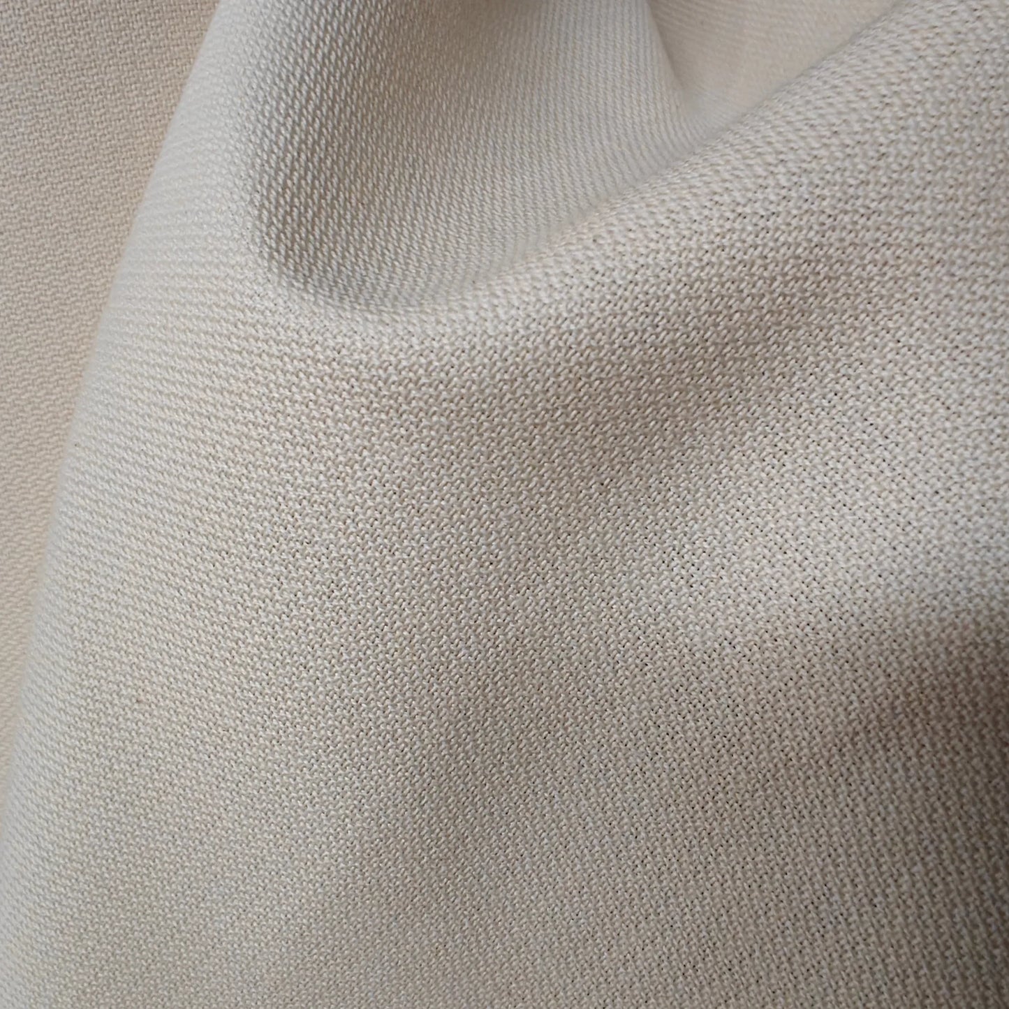 détail — tissu coton épais français - toile armure écru vos | autour du tissu strasbourg