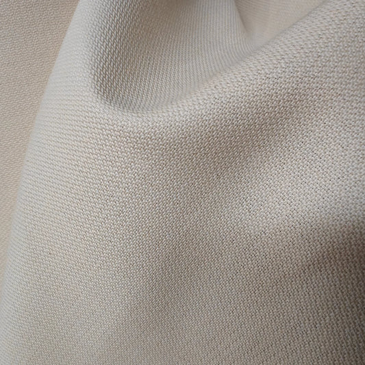 détail — tissu coton épais français - toile armure écru vos | autour du tissu strasbourg