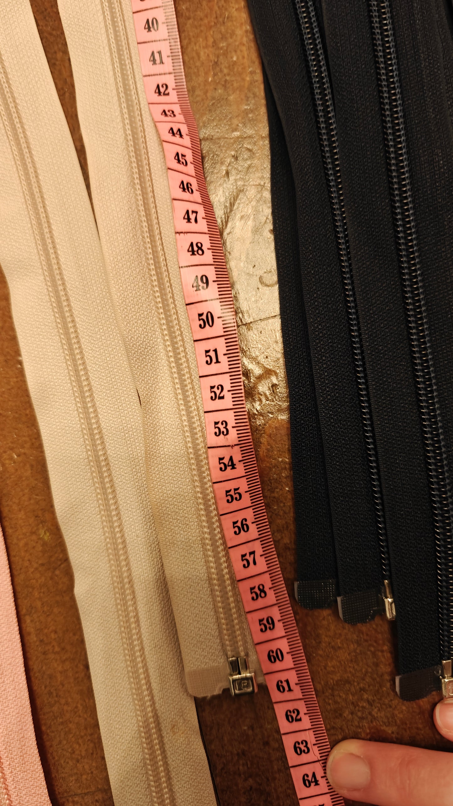 FERMETURE ÉCLAIR SÉPARABLE 35 À 120 CM - PLASTIQUE - PLUSIEURS COULEURS | VESTE, BLOUSON, PARKA