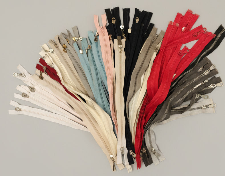 Détail texture — Kit Créateur Spécial - 50 Fermetures Éclair Premiu | Autour du Tissu Strasbourg