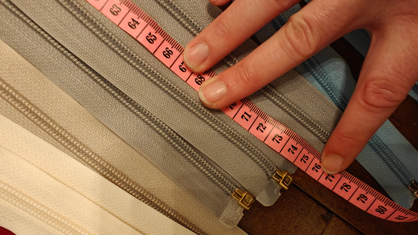 FERMETURE ÉCLAIR SÉPARABLE 35 À 120 CM - PLASTIQUE - PLUSIEURS COULEURS | VESTE, BLOUSON, PARKA