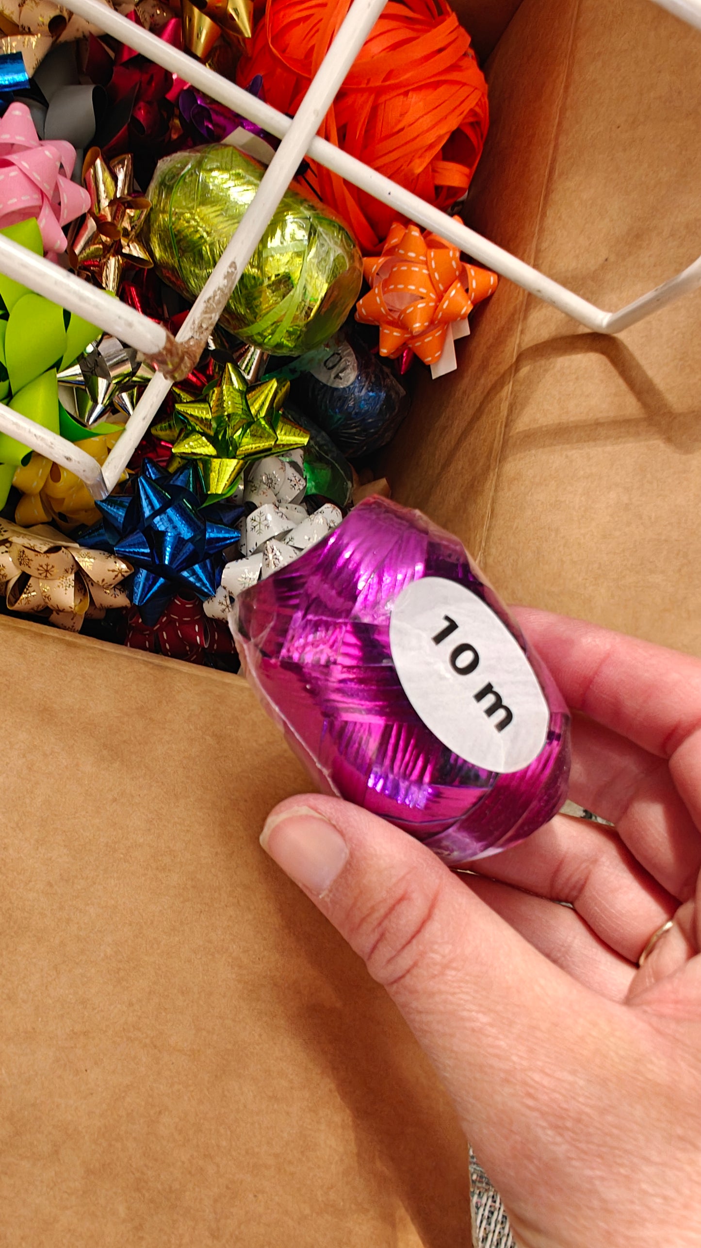 Box Rubans Cadeaux — Choix de la Couleur au Mètre | 3 Formats
