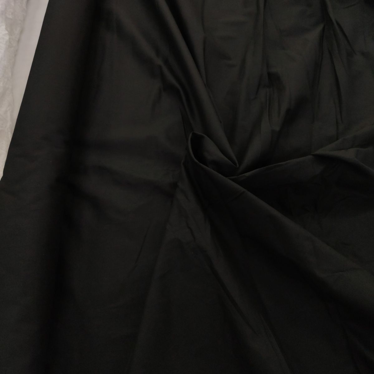 Popeline italienne Coton Noir  250x140cm