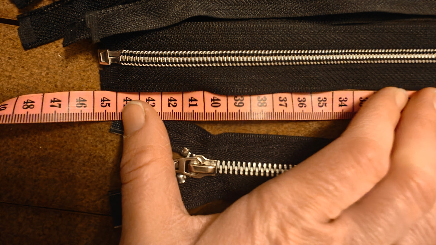 FERMETURE ÉCLAIR SÉPARABLE MÉTALLIQUE 25 À 70 CM - PLUSIEURS COULEURS | GILET, CARDIGAN, VESTE ENFANT, BLOUSON