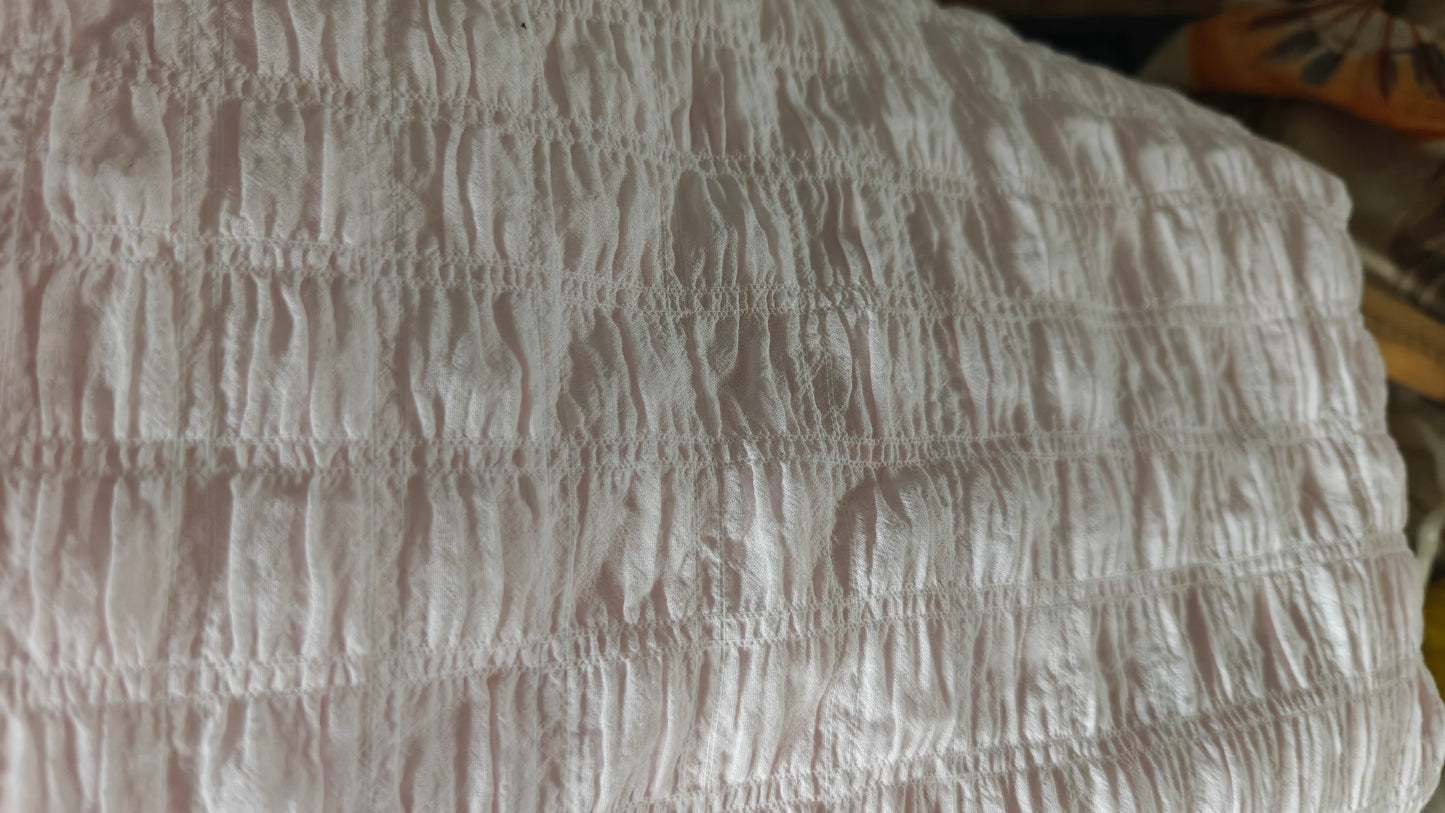 Gaufré Rose coton 320x133