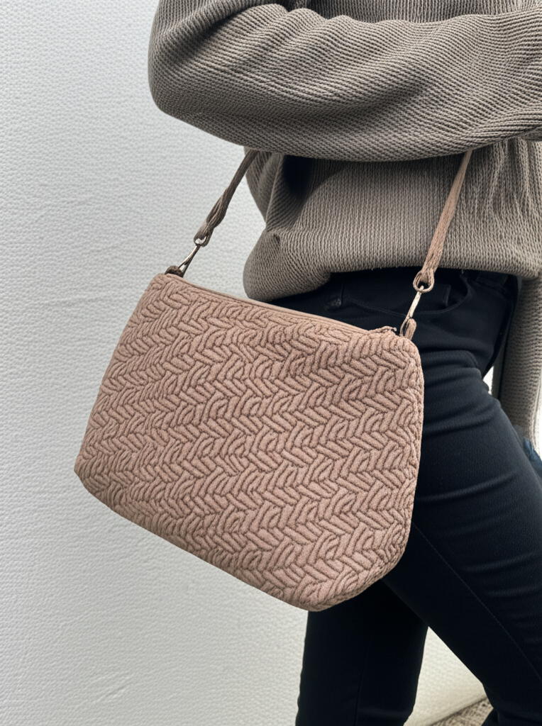 Molleton Graphique Rose au mètre