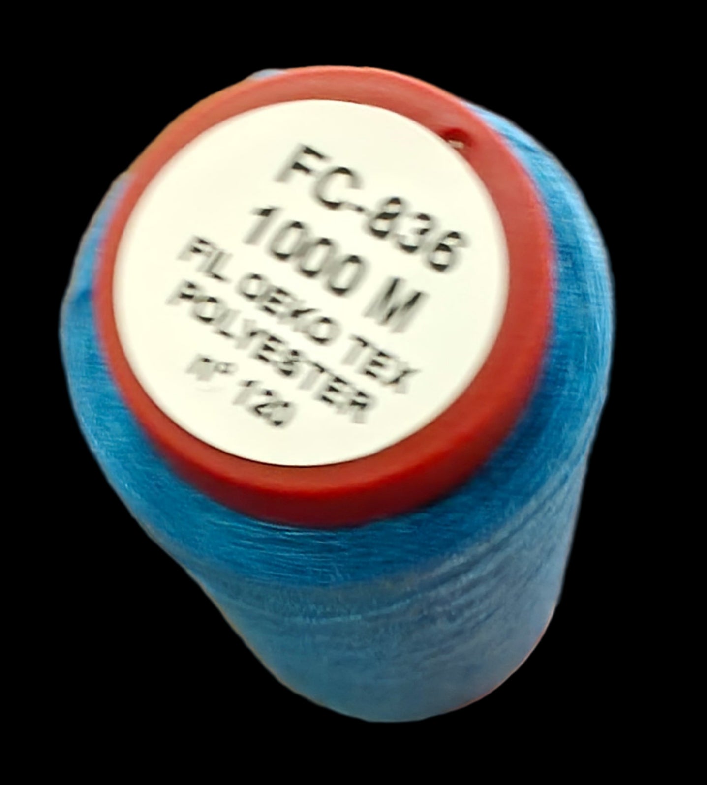 Détail — Cônes Fil Polyester 120 - 1000m - Bobinage France  | Autour du Tissu Strasbourg